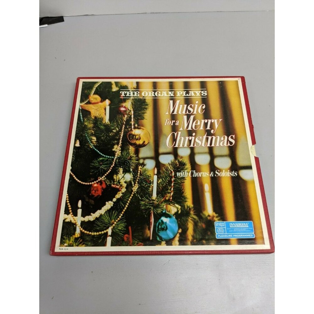 Reader's Digest The Organ Plays Music For A Merry Christmas 4 LP Set RDA 42-A